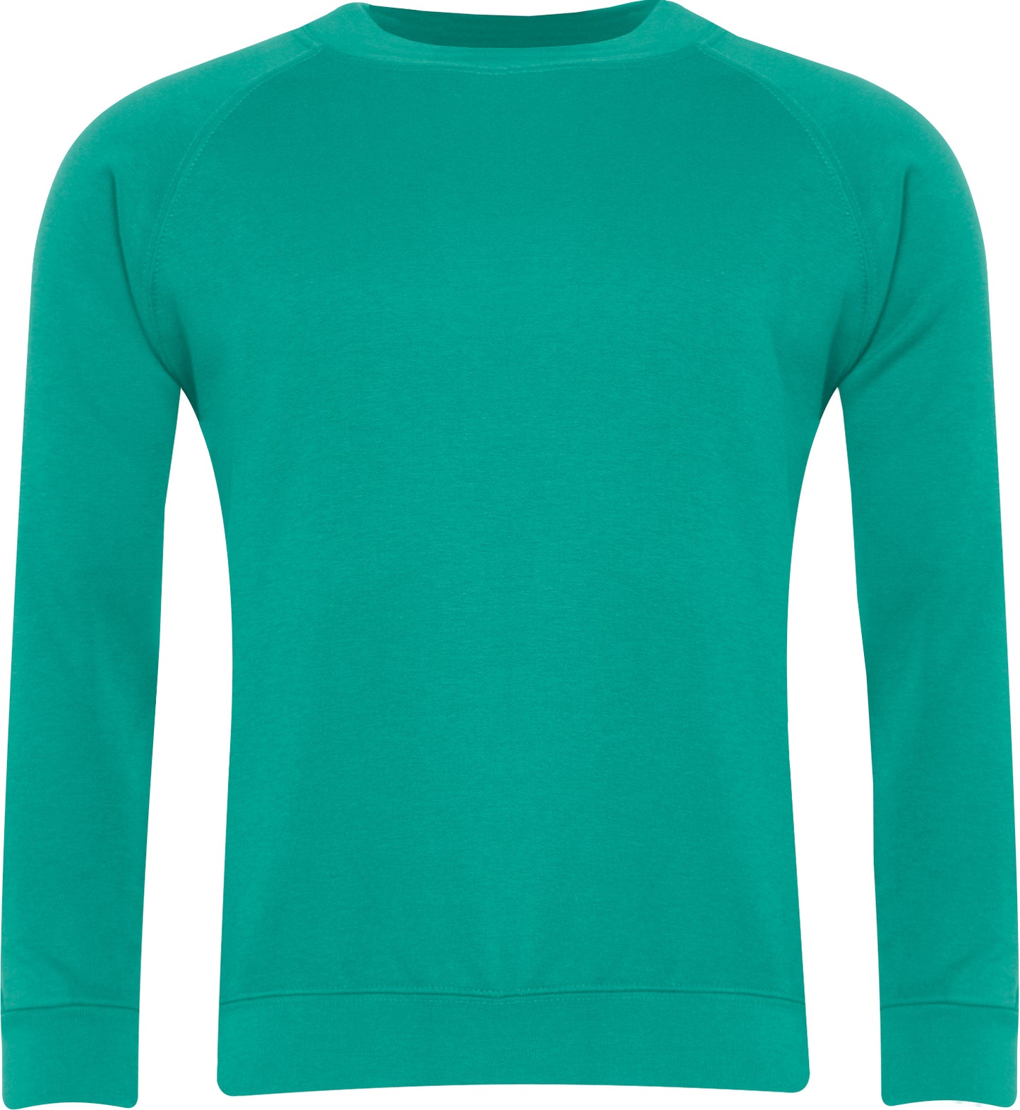 Sweatshirt Round Neck - Royal, Navy, Red, Bottle, Purple, Jade