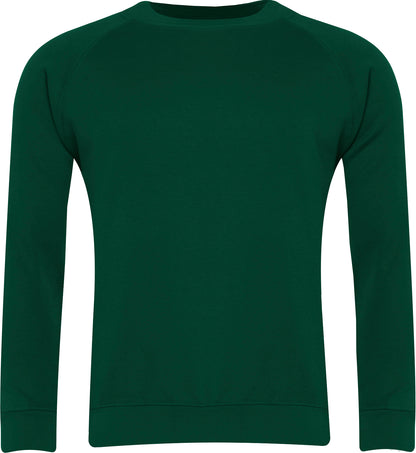 Sweatshirt Round Neck - Royal, Navy, Red, Bottle, Purple, Jade