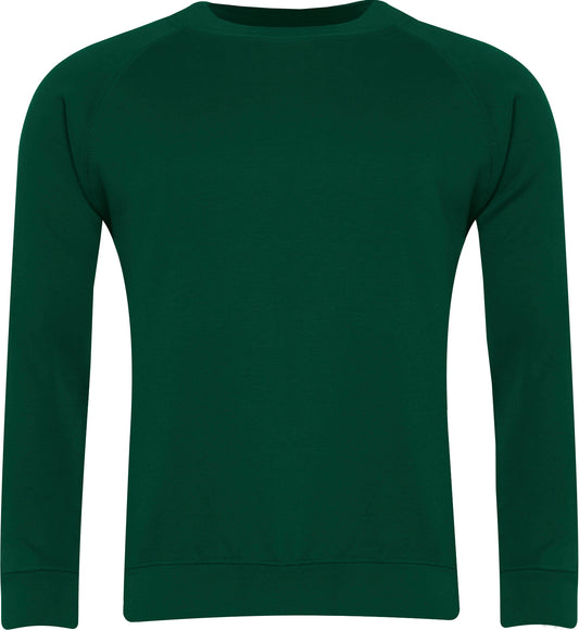 Sweatshirt Round Neck - Royal, Navy, Red, Bottle, Purple, Jade