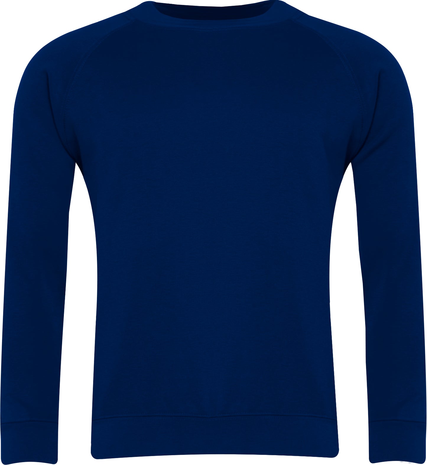 Sweatshirt Round Neck - Royal, Navy, Red, Bottle, Purple, Jade