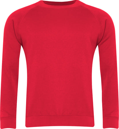 Sweatshirt Round Neck - Royal, Navy, Red, Bottle, Purple, Jade