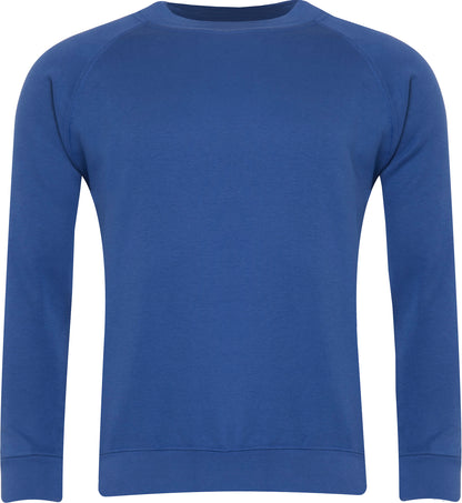 Sweatshirt Round Neck - Royal, Navy, Red, Bottle, Purple, Jade