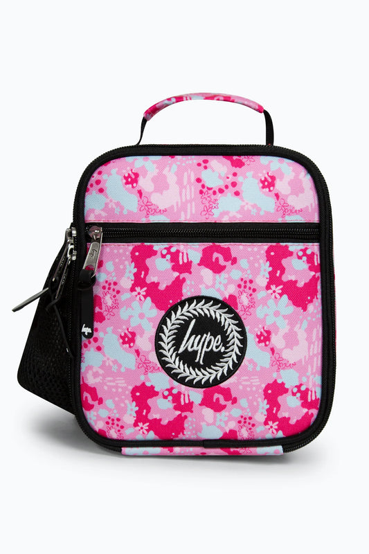 Hype -  Lunch Bag - Pink Leopard Floral
